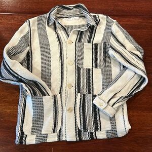 ZARA MENS LONG SLEEVE BUTTON UP / OVERSHIRT